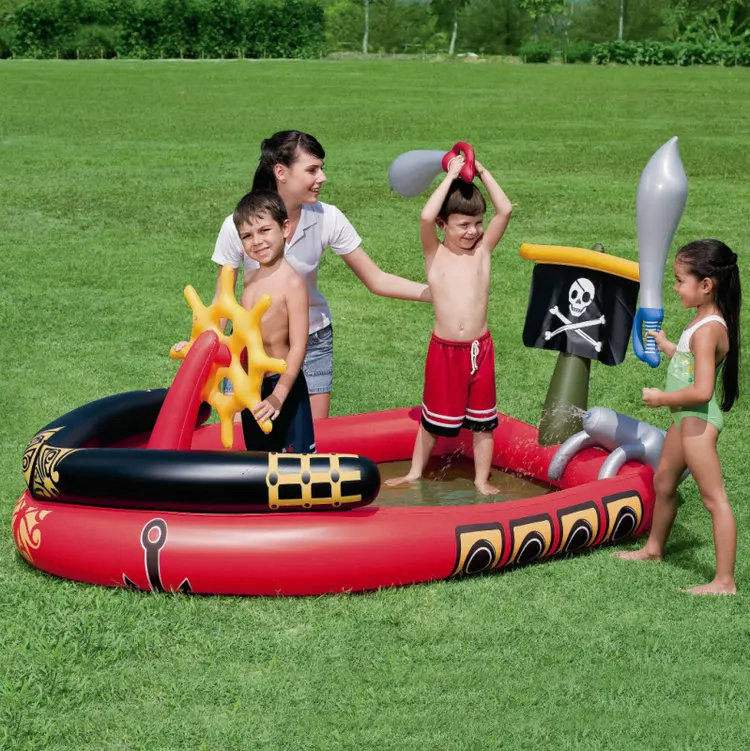 Factory direct sales of high-quality and durable For pirate ship pattern amusement pool, outdoor water swimming pool