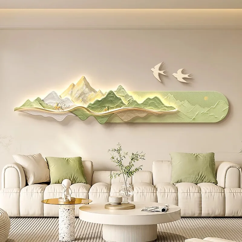 

Led Modern Luxury Light Art Deco Design Lamp Painting For Living Room For Sofa Background Wall Or Wall Lamp Backrest Wall Art
