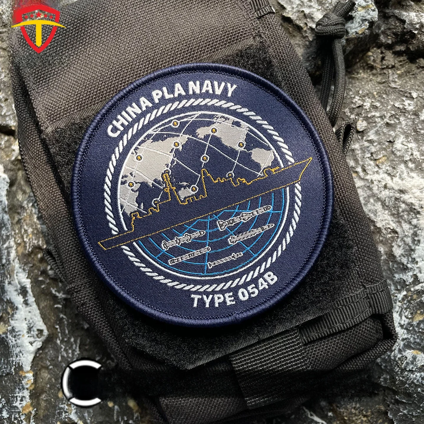 

Морской патрульный тактический шеврон IP Magic Tape Chapter TUPE 054B Long Sea Sve Bapa Patch