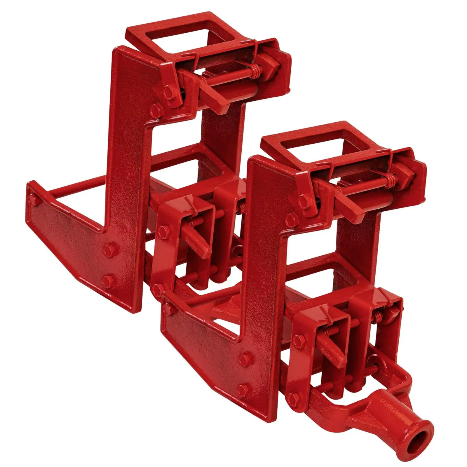 2 sztuki DIY drewnianych podpórek do konstrukcji, podpór do podłóg i tarasów, narzędzie do napinania, udźwig 454 kg, akcesoria, ręczne narzędzie do podnoszenia