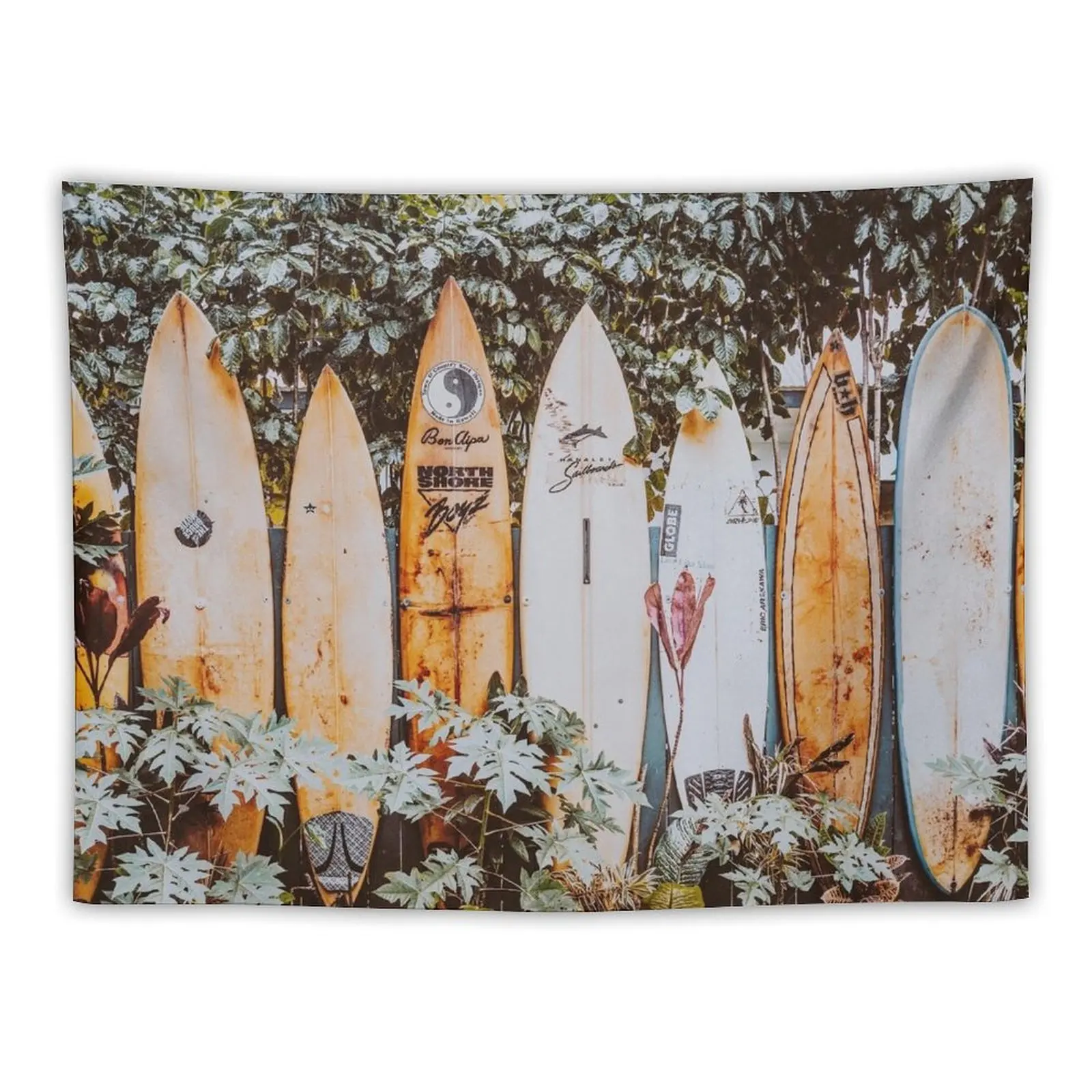 

lets surf xci / hanalei bay, hawaii Tapestry Decor For Bedroom Home Decorations Aesthetic Aesthetic Room Decor Korean Tapestry