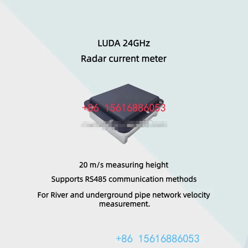 Snelheidsdetectie Radarsensor Radar LDSR08 24GHz Stroommeter Watersnelheidsmeting