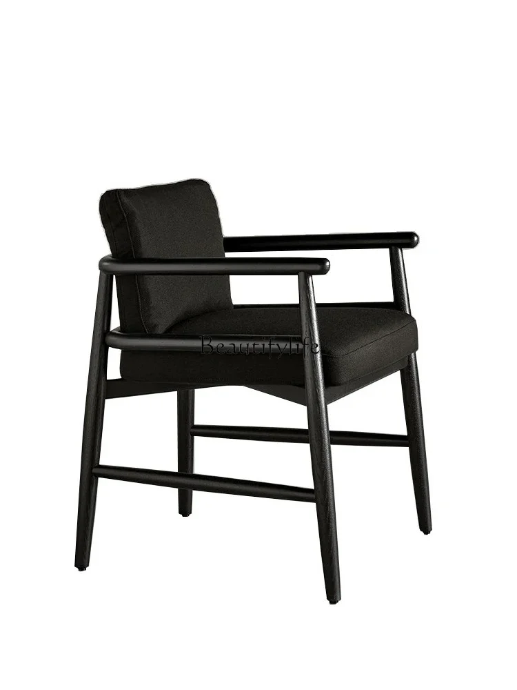 

pg45Modern Simple Leisure Chair Italian Light Luxury Solid Wood Armchair Makeup Stool