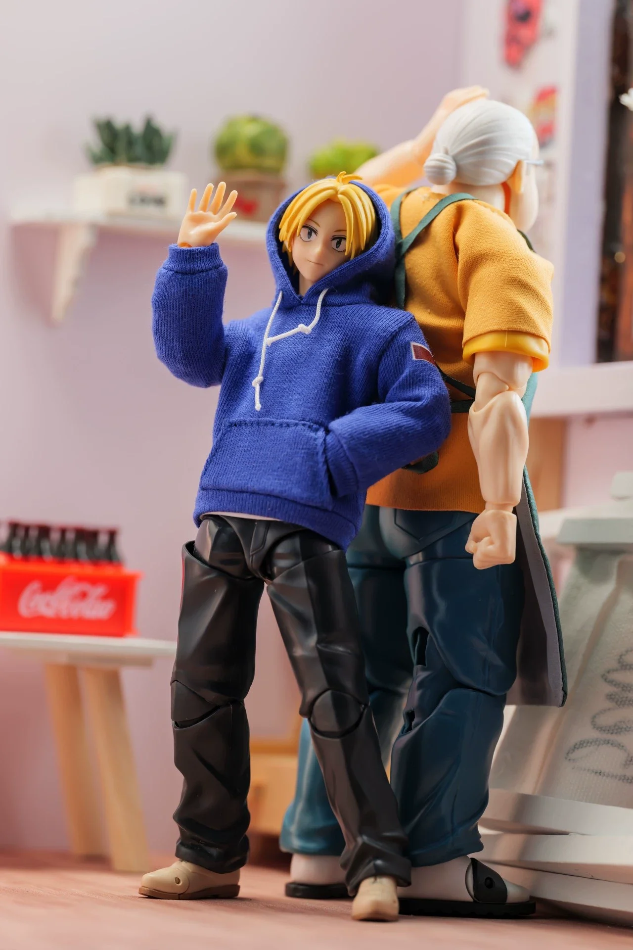 

【Без тела】 SHF В наличии 1/12 Мужской воин тканевые фартуки желто-синий комплект одежды подходит для 6-дюймовой экшн-фигурки модели для фанатов ﻿