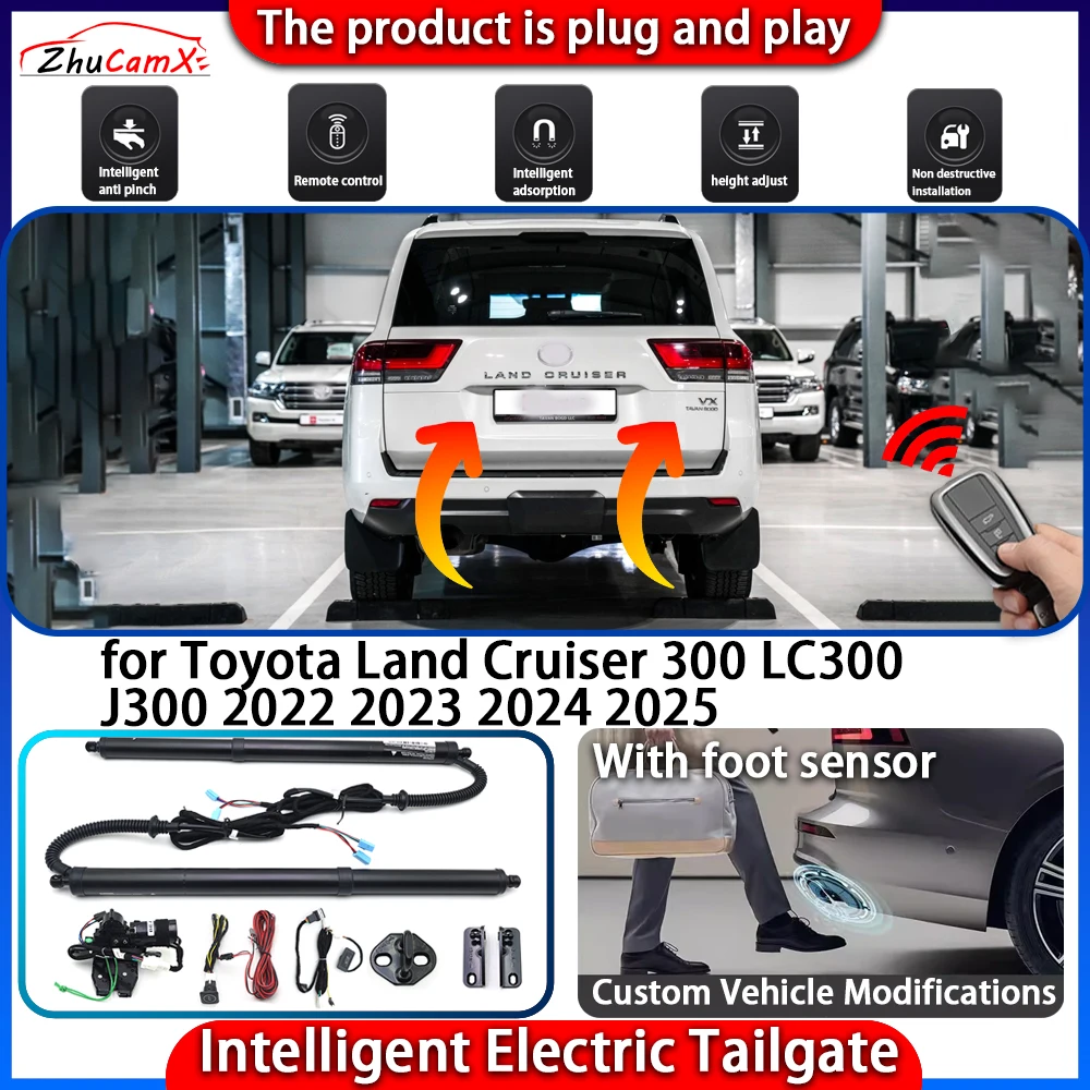 

Smart Powered Tailgate System for Toyota Land Cruiser 300 LC300 J300 2022 2023 2024 2025 Automatic Intelligent Trunk Lift Kit