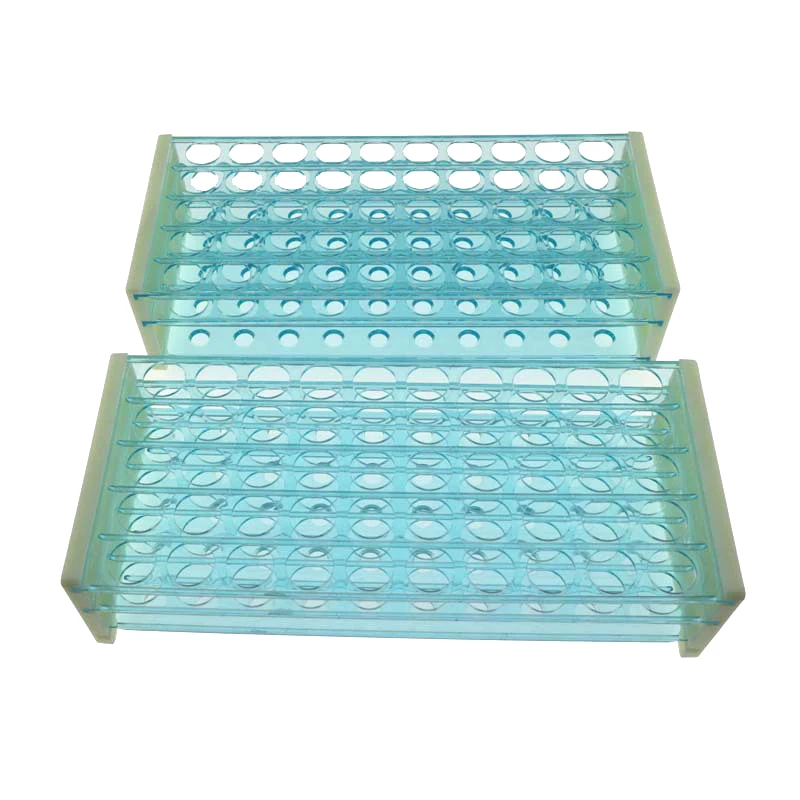 Three-layer Detachable Assembly 18mm Test Tube Plastic Support 40-hole Position Laboratory Sample Pipe Rack Teaching Supplies