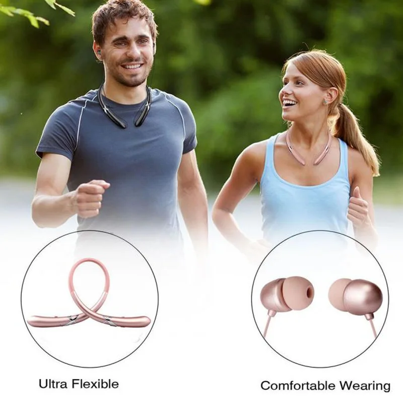 Neue HBS910 tragbare Sport Bluetooth Headset Hängen Hals Drahtlose Sport 4,1 In-Ohr Harte Hängen Headset Für LG Iphone xiaomi