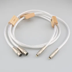 Pair  Nordost  Odin  2 RCA Male To XLR Female Plug Audio Cable Interconnect Cable XLR male To RCA male Hifi Audio Cable