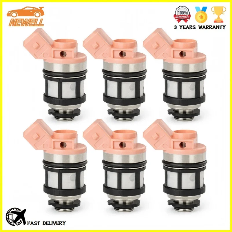 

6pcs 16600-88G10 JS20-1 Fuel Injector For Nissan Pathfinder Quest D21 Pickup Mission 3.0L V6 16600-88G01 16600-88G00
