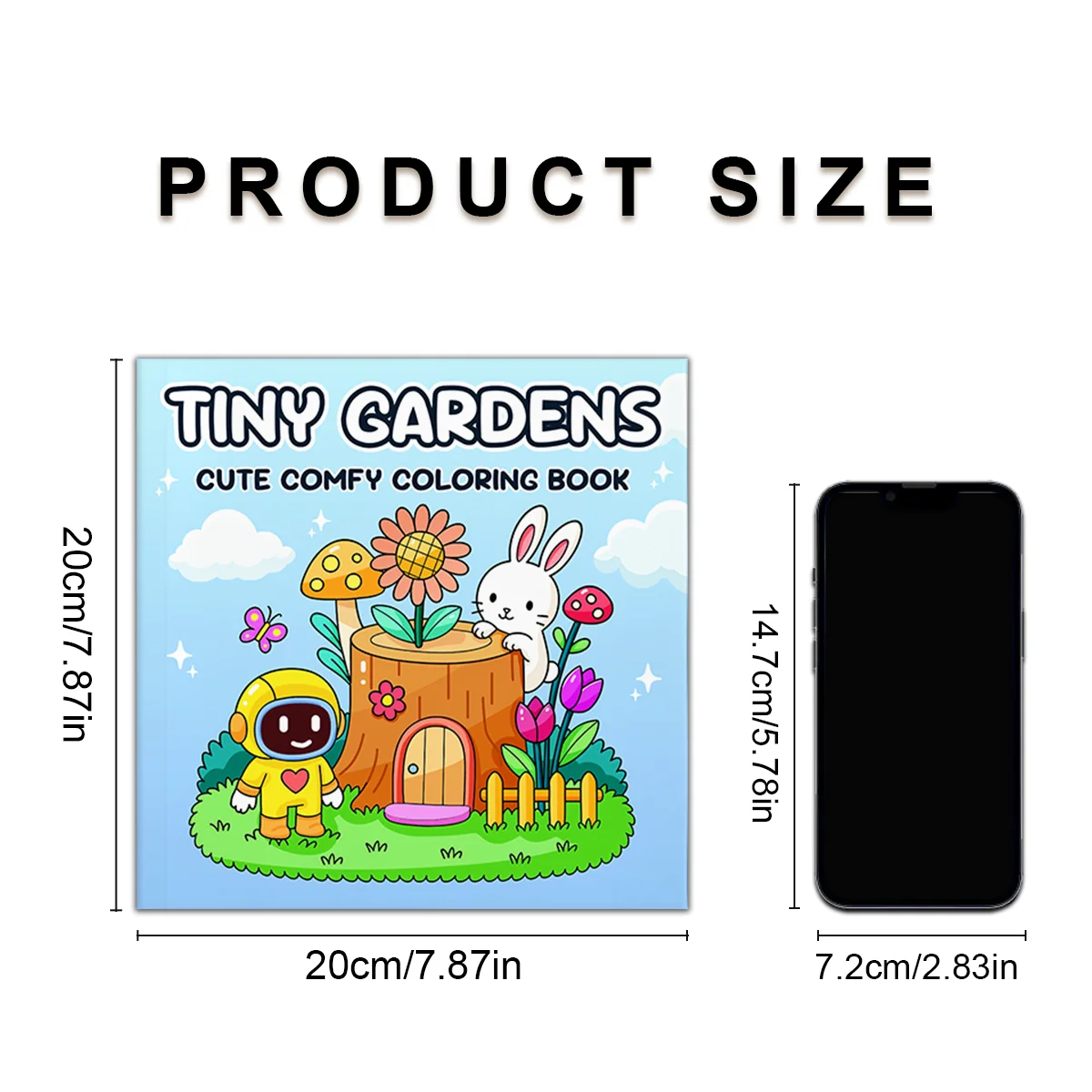 PICCOLI GIARDINI CUTE COMFY Patterns Libro da colorare per adulti e adolescenti Simpatico libro da disegno Regalo perfetto per feste e compleanni