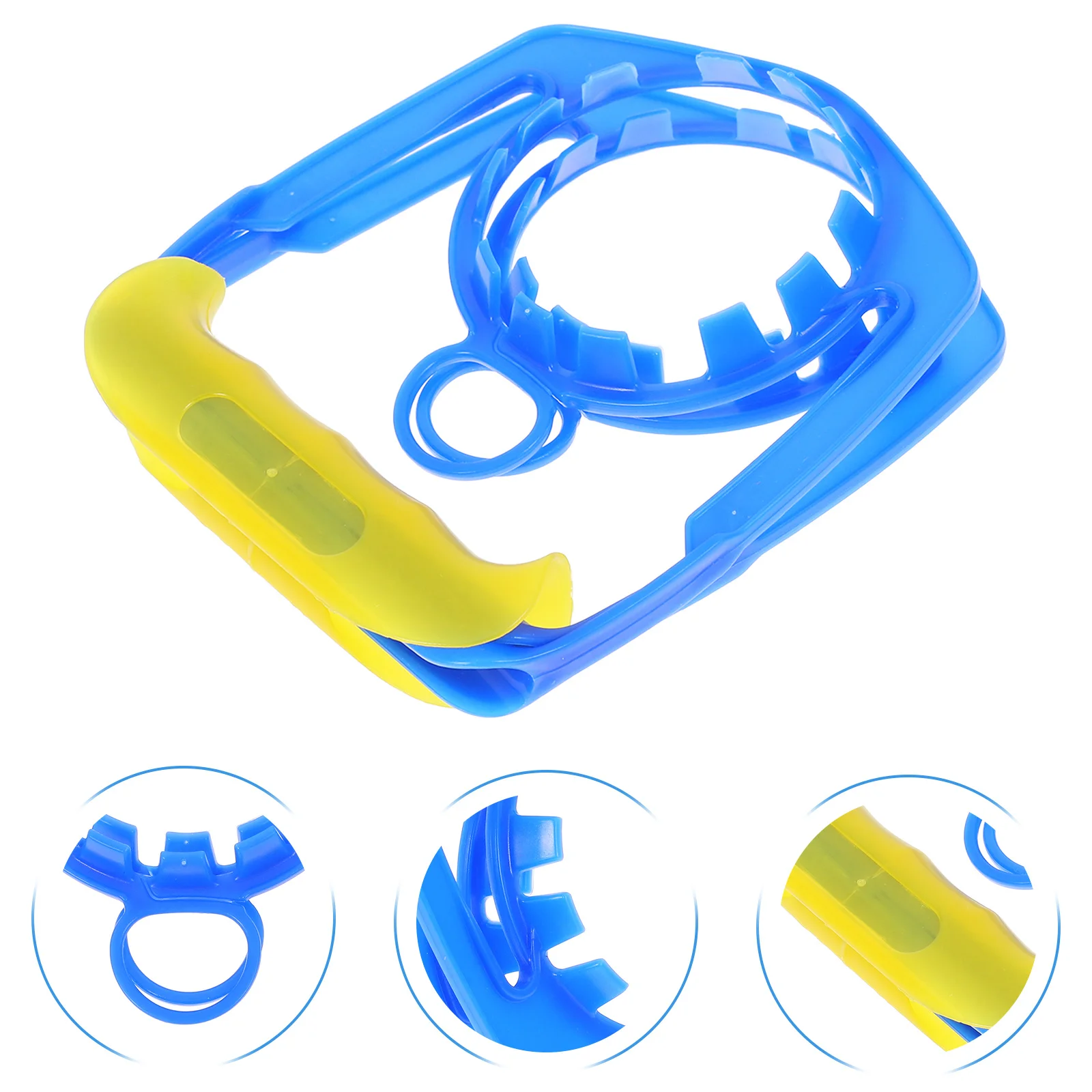 

2Pcs Handle for Water Jug Lifter with Anti-Slip Ring Heavy Duty Plastic Water Bottle Carrier Ideal for Gallon Bottles Effortless