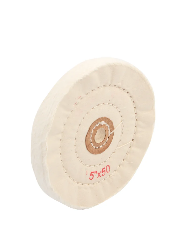 

5-дюймовое тканевое колесо для полировки линз, ручная полировальная машина, высокая прочность, бархатное прочное колесо