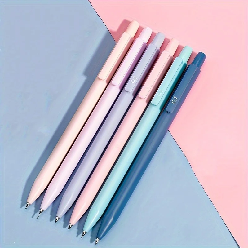 Pastellfarbenes Druckbleistift-Set, bestehend aus 1/6 niedlichen Teleskopbleistiften. Die farbigen Druckbleistifte sind geeignet für – Detail 1