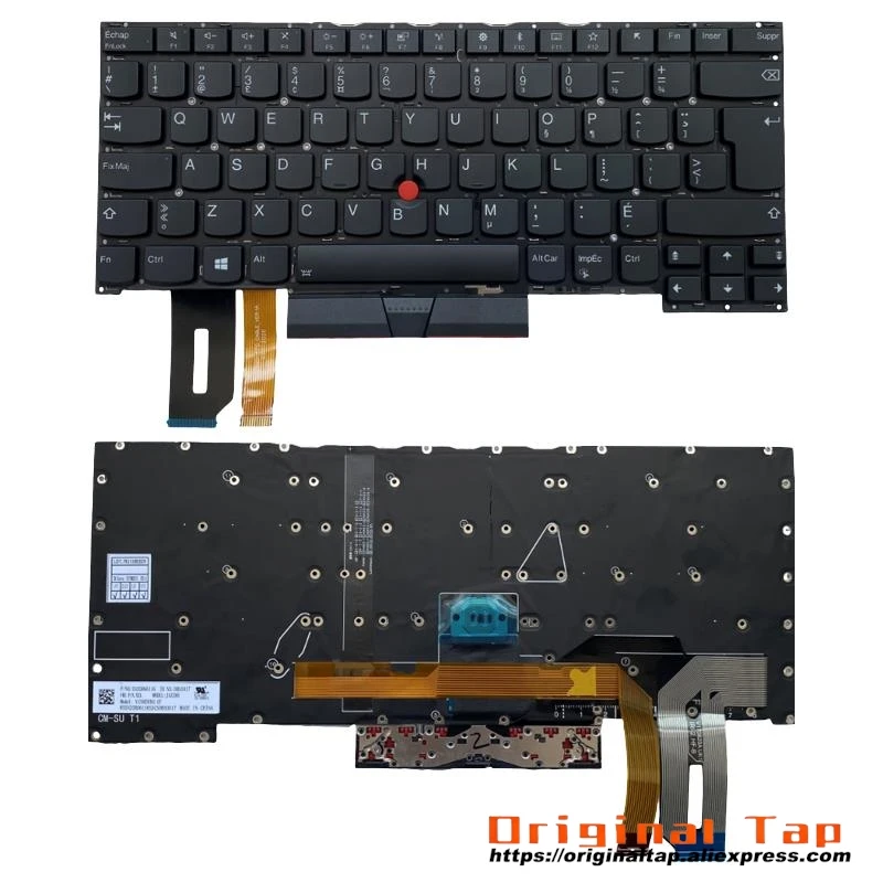 CFR Canadian French Backlit Keyboard for Lenovo Thinkpad T490s T495s SN20R66044 SN20R66116