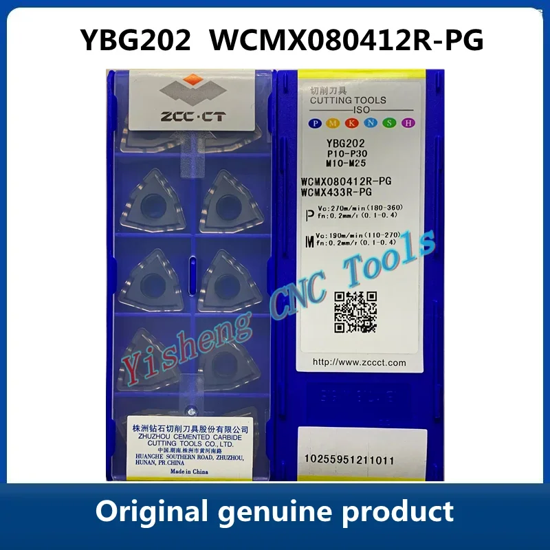 ZCC WCMX040208R-PG WCMX030208R-PG WCMX050308R-PG WCMX080412R YBG202 YBG205 WCMX 040208R 030208R 050308R 080412R Carbide Insert
