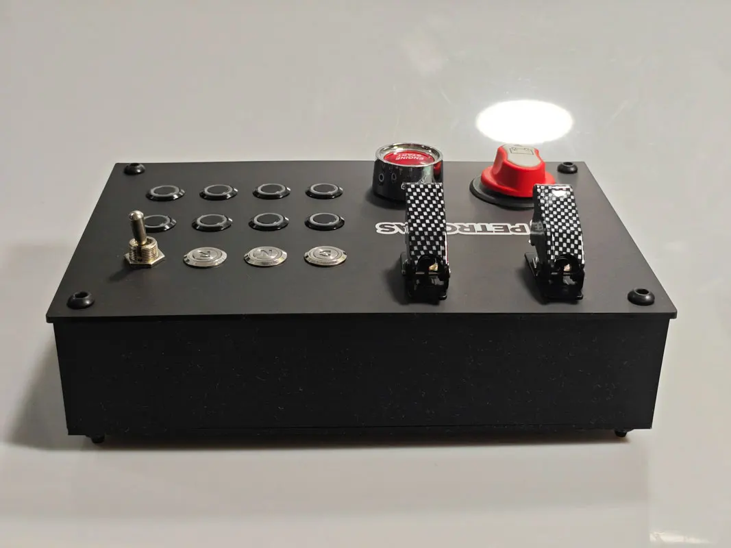 Simulates Racing Car Central Control Box Euro Truck Multifunctional Control Button Box PC USB for Fanatec Thrustmaster Simdid