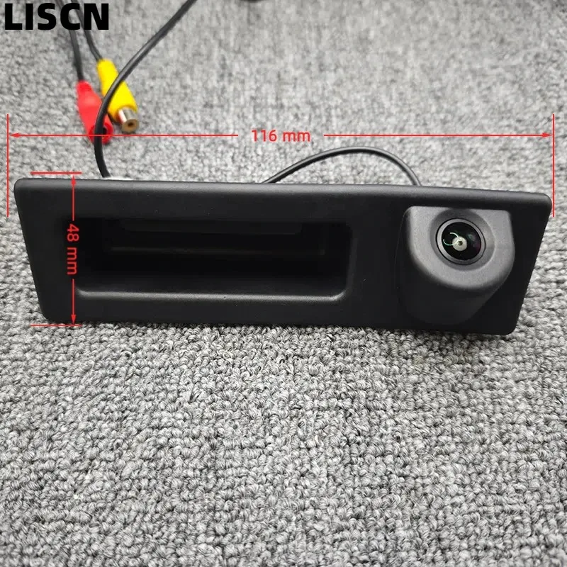 كاميرا عكسية لسيارات BMW X1 F48 F49 2014 ~ 2021 تعمل مع الشاشة الأصلية HD للرؤية الليلية كاميرا احتياطية أمامية وخلفية