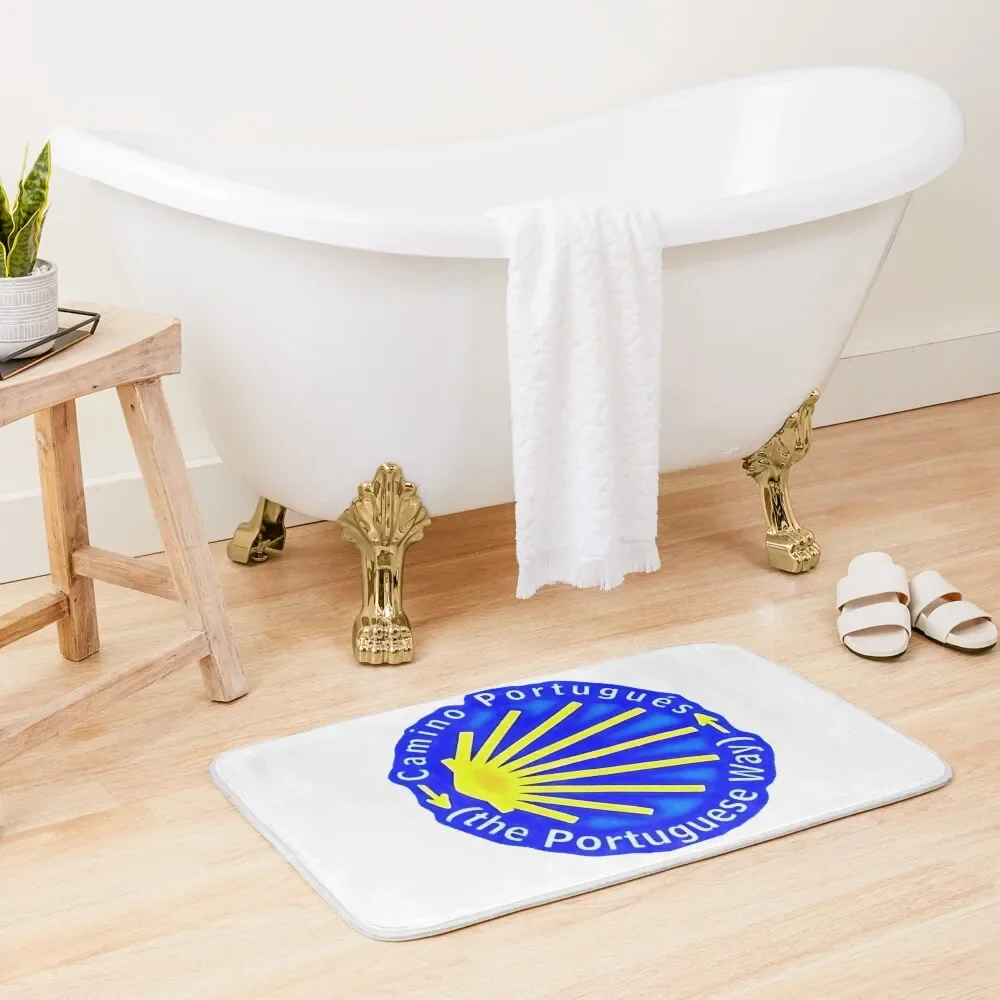 

Camino Portugués (the Portuguese Way) Bath Mat Wc DoorFor The Door Absorbent Bathroom Mat