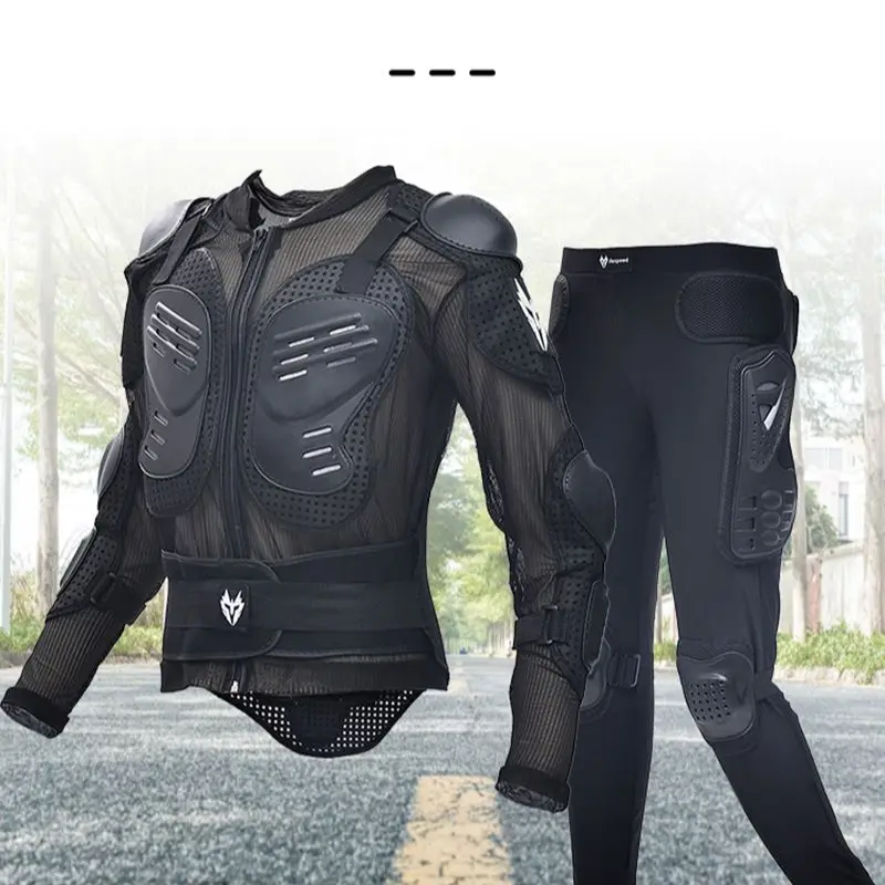 

Breathable Motorcycle Jackets Pant Armor Racing Body Protector Jacket Racing Suits Motocross Motorbike Protective Gear
