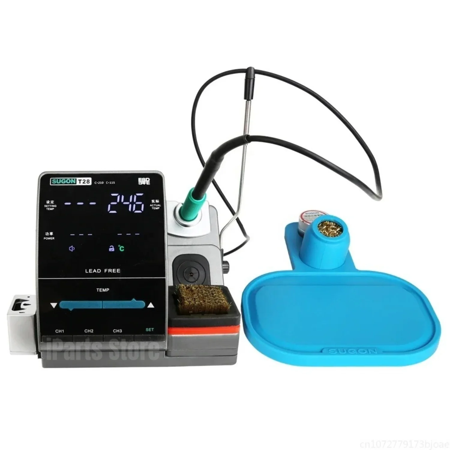 

IPARTS 220V 110V Digital Iron Sugon T28 SMD Rework Soldering Station BGA PCB Soldering Iron Computer Mobile Repair