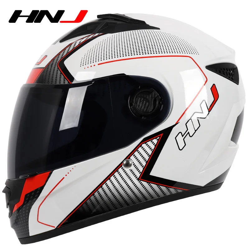 

2022 New HNJ Full Face Motorcycle Helmet Motocross Scooter Casque Hors Route Moto Casco Integral Motorsiklet Kask For Man