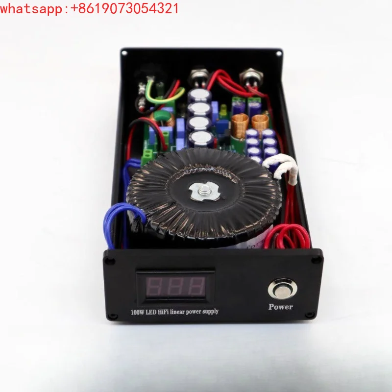 100W dual output low internal resistance low noise 8A regulated linear power adapter DC5V 12V 19V 24V