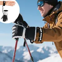 2pcs Skiing Glove Safety Straps Durable Sport Elastic Glove Leash Straps With Keychains Practical Accessory For Skiing Snowboard 6