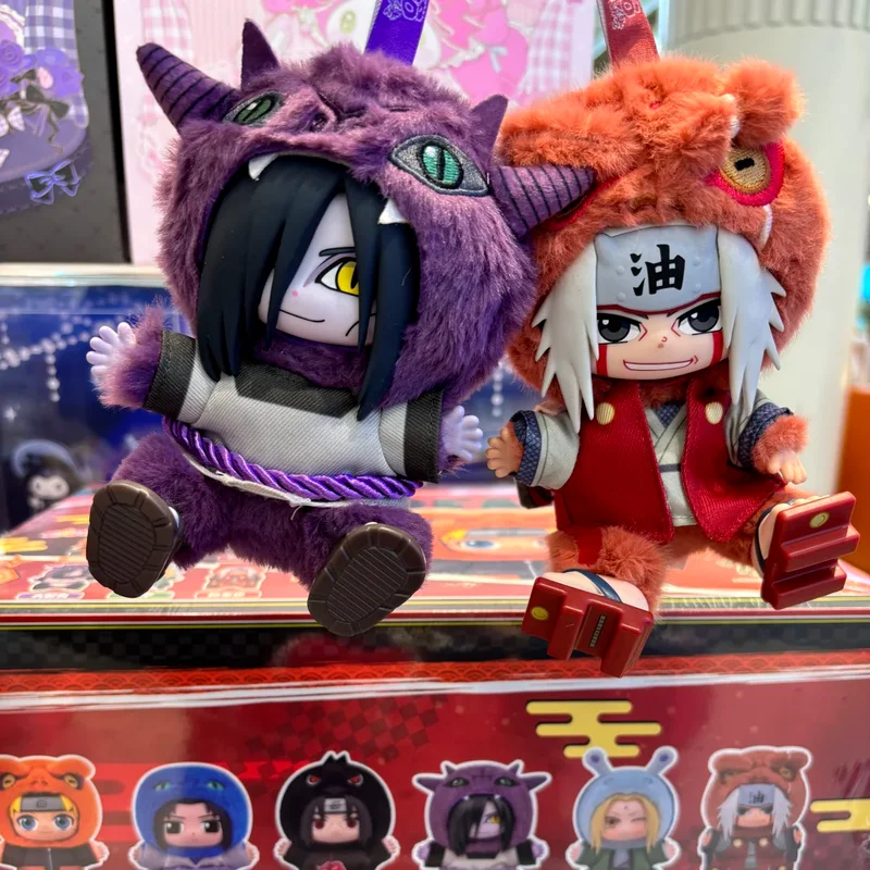 Nueva caja ciega Eaki Naruto V2 Shippuden Beast Party Pajamars Naruto Kawaii Anime figura móvil Itachi Uzumaki regalos de navidad