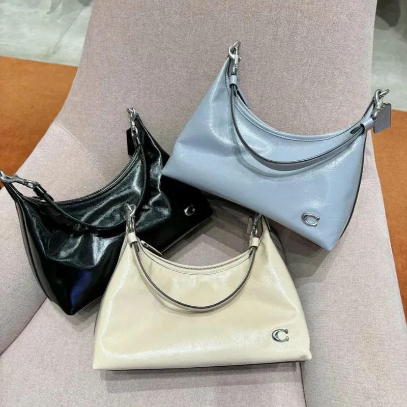 

Women Tote Bag Fashion Underarm Pouch Large Capacity Soft Pu Leather Shoulder Bag Retro Crossbody Bag Casual Portable BucketBags