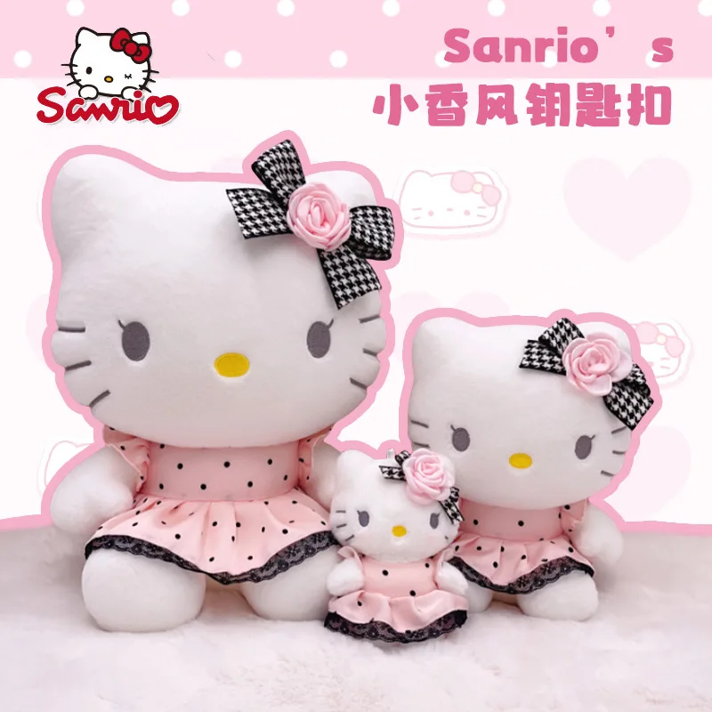 

Подлинная Sanrio Hello Kitty, аниме, милый кот, мягкие игрушки, плюшевая игрушка Peluche Kawaii, детский подарок на день рождения, Рождественский подарок, кукла для девочки