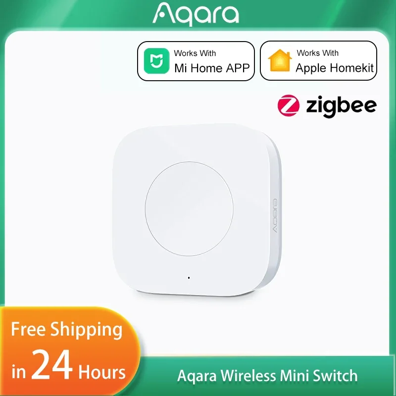 Aqara Sensor Wireless Mini Switch Zigbee Sensor One Key Control Button Home Automation für Homekit