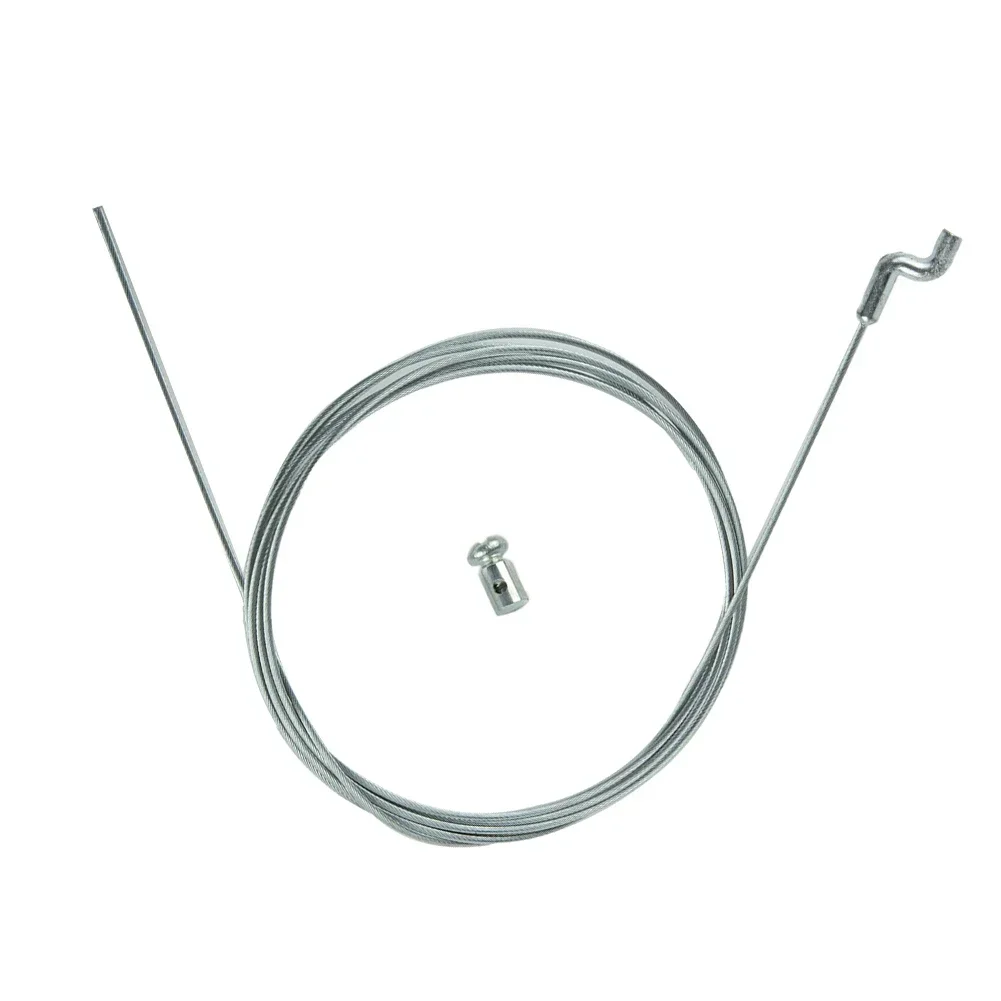 1.5mm Dia Lawn Mower Throttle Cable 200 Cm Length Mower Train Engine Brake Wheel Drive Throttle Cable Gas Steel Cable Wire Cord