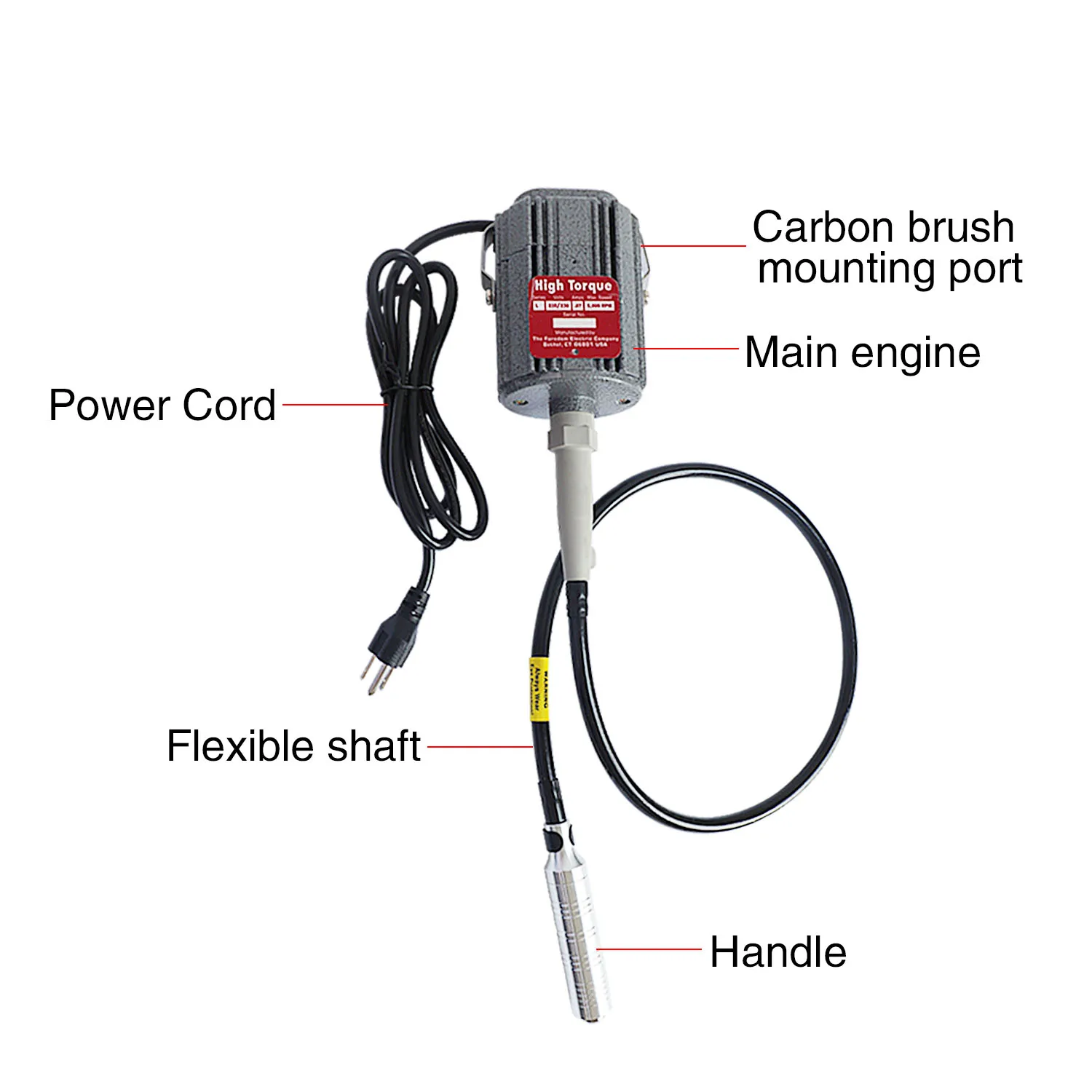 Grinder Flexshaft 0-5000Rmp Mini Electric Grinder Set Full Set Flexible Shaft Polish Machine Burnishing Grind Rotary Tool