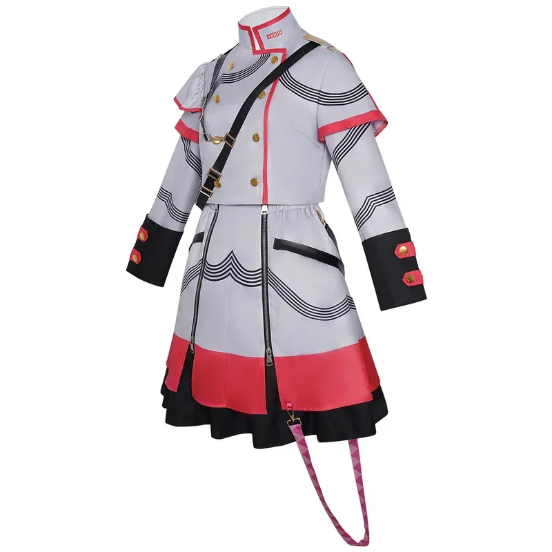 

Костюм Касане, аниме Vtuber, платье для косплея на Хэллоуин, женский костюм для выступлений для девочек, Kasane Teto