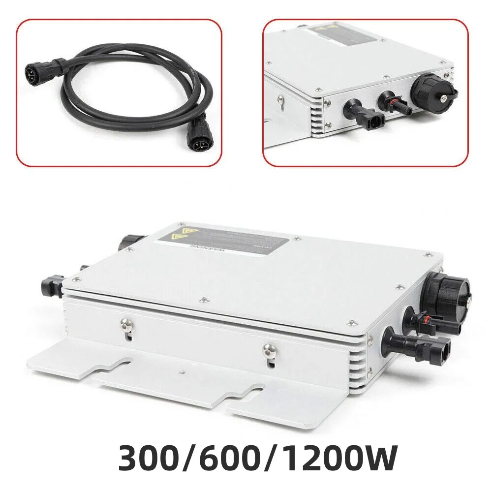 300/600/1200W Micro Solar Inverter Grid Tie Reverse Power Transmission Digital Control System Multiple Parallel Stack