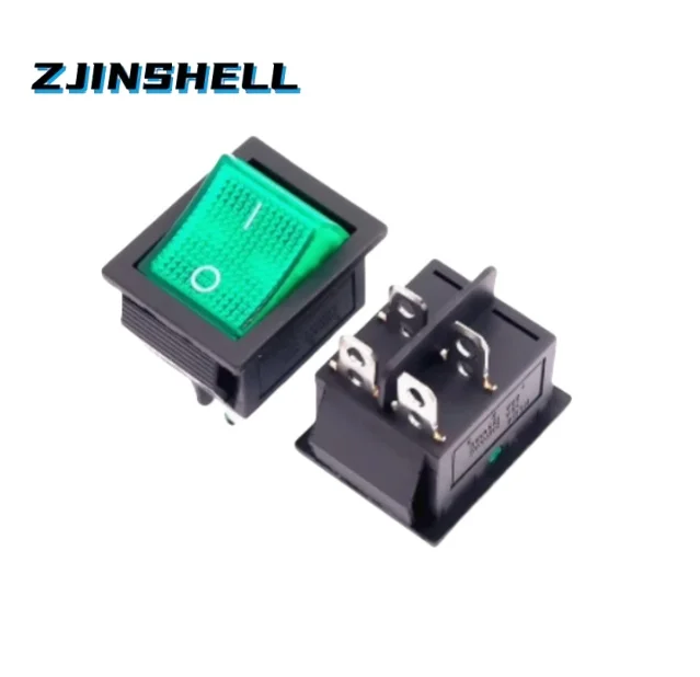 5Pcs Green Light 4P…