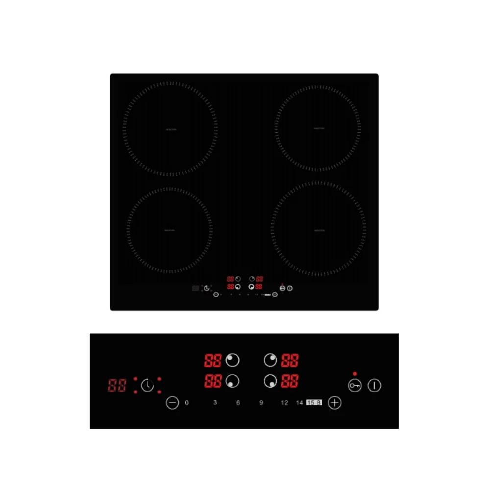 Best Kitchen China 4 Burner Built-in Waterproof Smart Induction Cooker for Kitchen Household