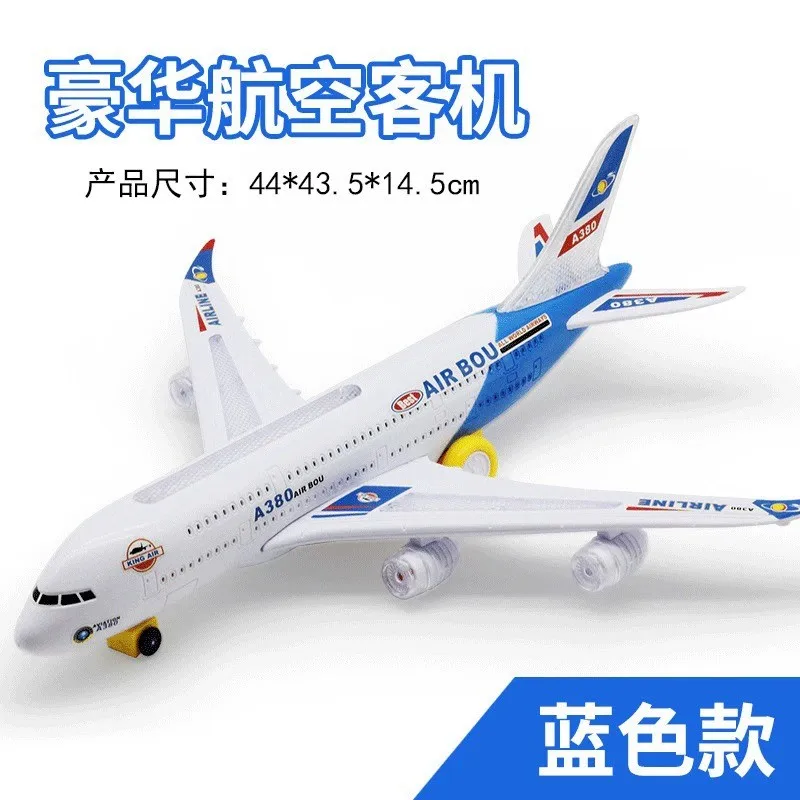 A380 Vliegtuig Groot Lang Elektrisch Modelvliegtuig Speelgoed met Geluid en Licht Kinderspeelgoed Kinderen Airbus Speelgoed Jongensauto