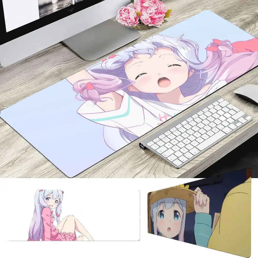 Izumi Sagiri Animation Eromanga Sensei Mousepad Non-slip Suitable For Office Computers Laptops E-sports Game Desk Mats XXL Keyb
