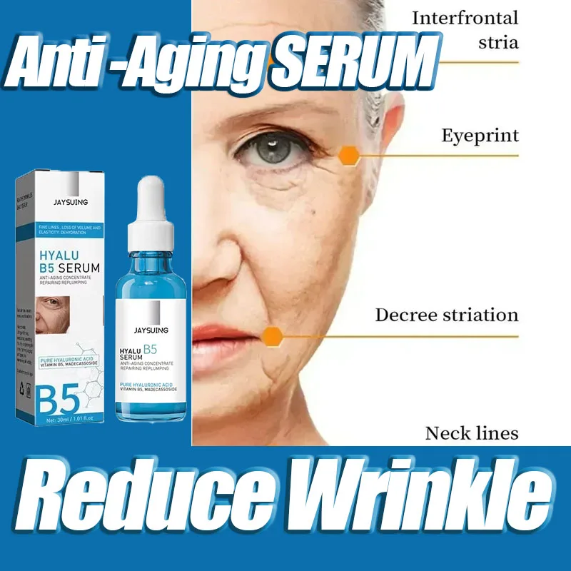 

Pure Hyaluronic Acid Facial Serum Anti Wrinkle Aging Face Lift Tightening Reduce Eye Finelines Moisturizing Korean Cosmetics