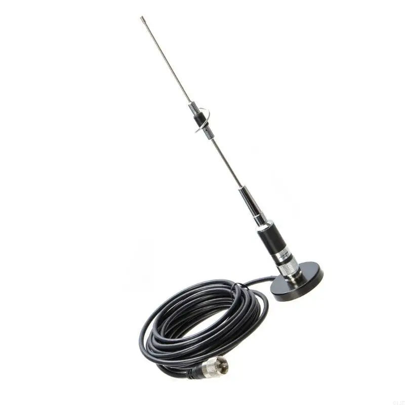 Q1JC Portable CR-77 Antennas System Double Band Antennas with Base for Radio Hobbyists