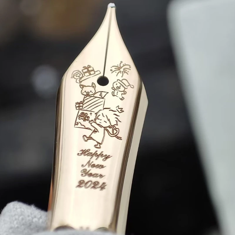 

Accessories 14K No.6 Tip #6 Fountain Pen Nibs The Little Prince Limited/Hollow Rose//Pilot EF F B 0.5MM Nibs Office Writing Ink