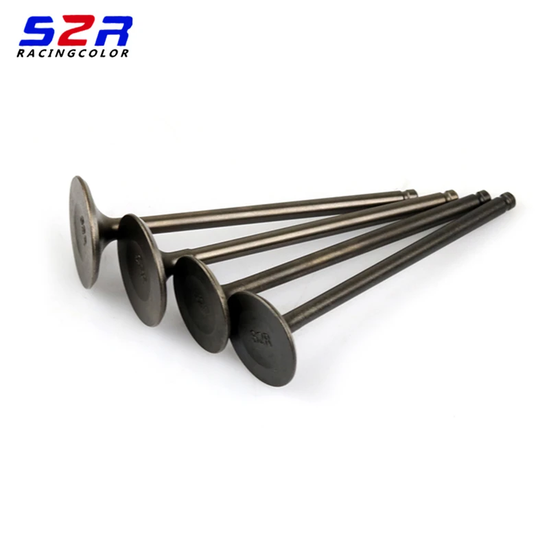 For Honda CB400ss XR400 NX400 NX4 Falcon Motorcycle Intake Valve Kit Moto Exhaust Valve Stem Scooter Engine Part 14711-KCY-670