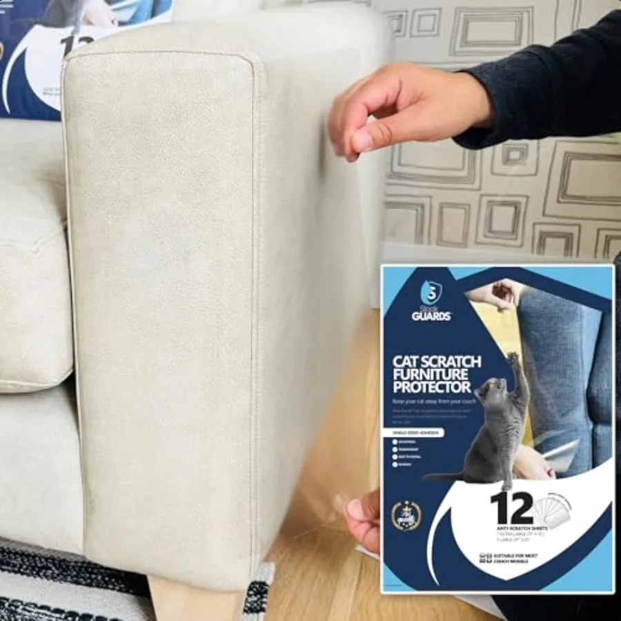 

Furniture Protector from Cats OneSided AntiScratching Sticky Tape Scratch Deterrent Cat Scratch Furniture Protector Couch Prote
