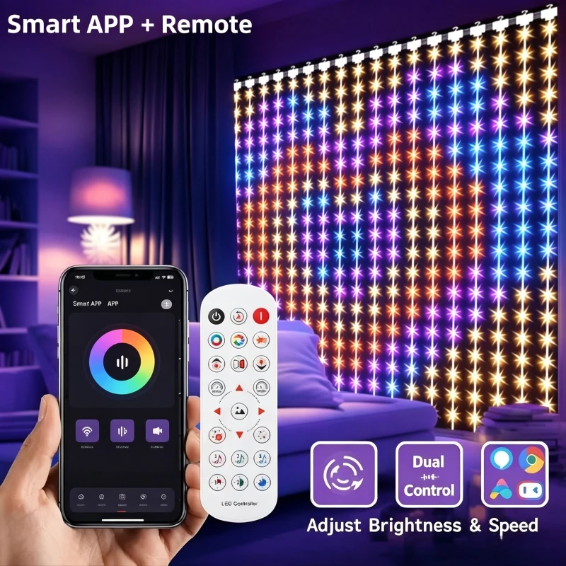 music-fairy-curtain-light-400-led-bluetooth-window-party-wedding-birthday-festival-decor-remote-timer-brightness-setting