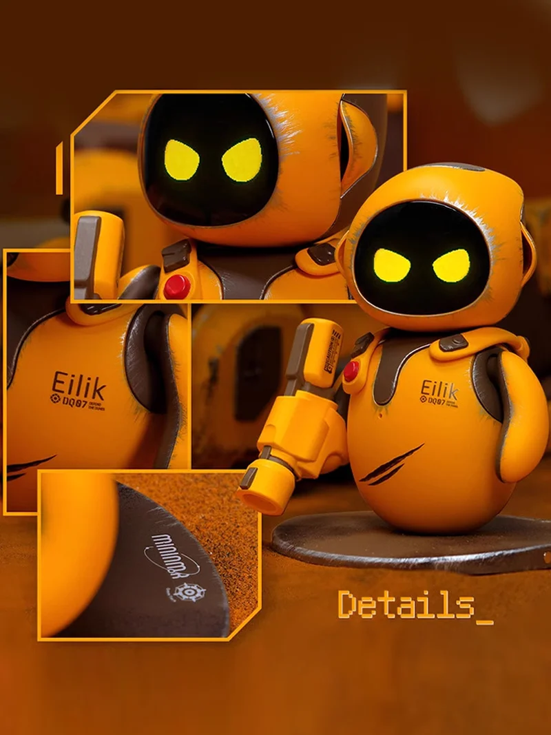 Eilik Smart Robot Home Ai Interactive Robots Emo Accompany English Voice Electronic Toys Mini Desktop Compatible For Android Ios