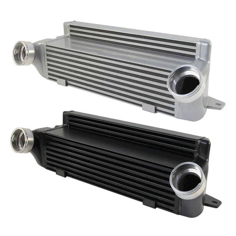 Black/Silver Fits For BMW Tuning Intercooler Performance 05-13 325d/330d/335d E90 E92 E93 Diesel view 5