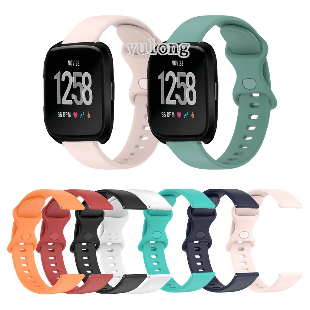 

Soft Silicone Strap for Fitbit Versa 2 / Versa Lite / Versa 1/ SE Sports Replacement wristband Band SmartWatch Bracelet