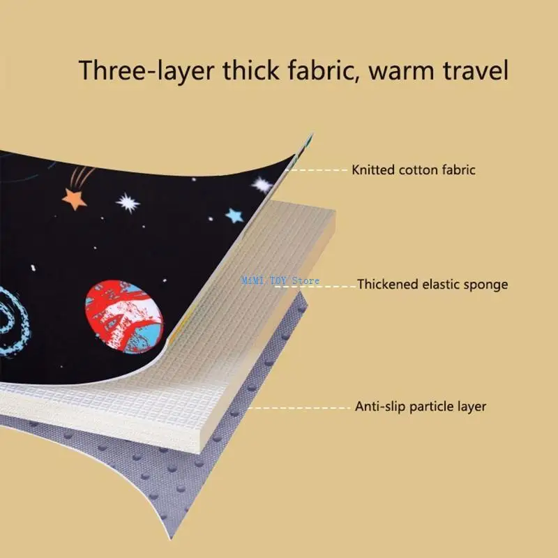 

24BE Baby Stroller Liner Pad for Seat Cover Padded Newborn Infant Toddler Pram Mattre