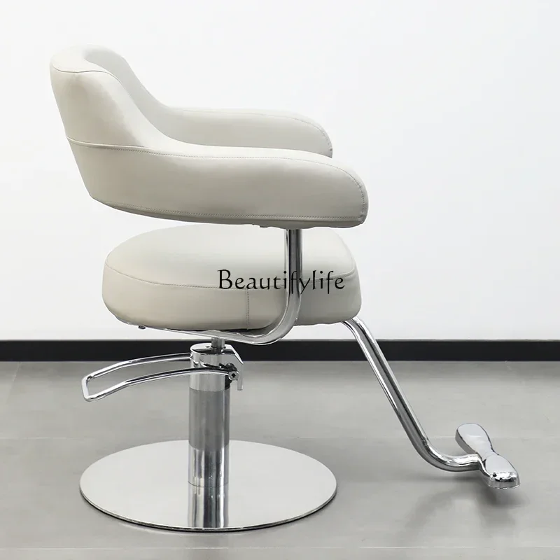 Barber Shop Can Put down Hair Cutting Stool for Hair Salon Hot Dyeing Hair Cutting Chair